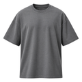 Premium Heavyweight Cotton Oversized T-Shirt – Charcoal Grey