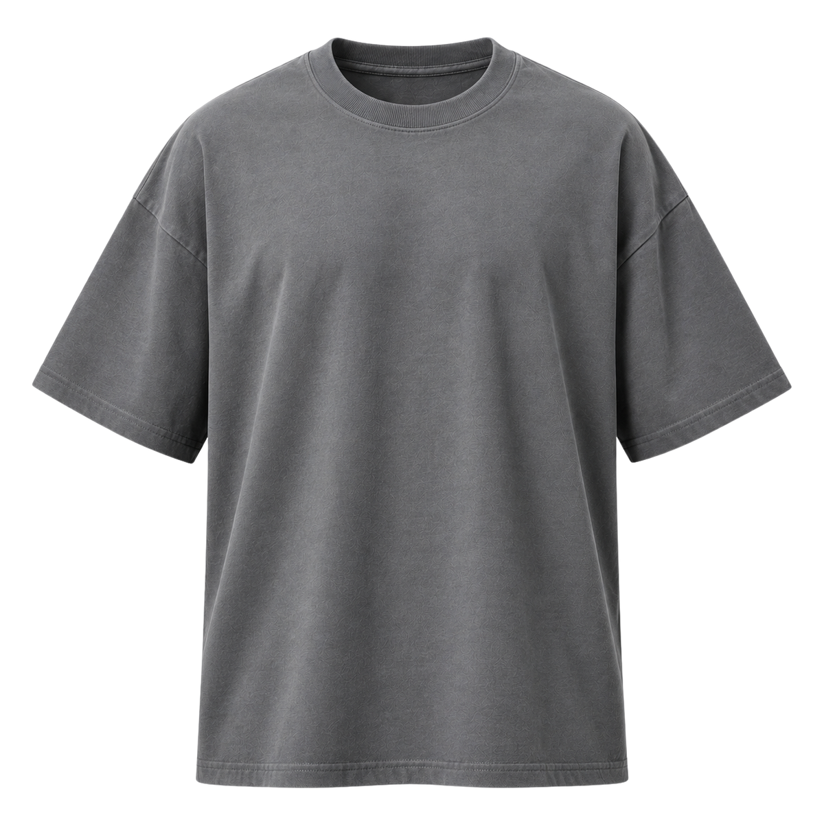 Premium Heavyweight Cotton Oversized T-Shirt – Charcoal Grey