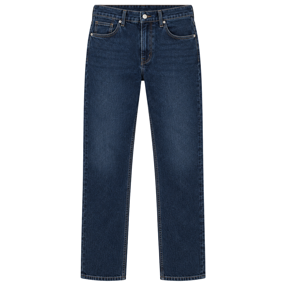 Premium Straight-Fit Denim Jeans – Dark Indigo