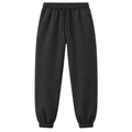Premium Cotton Fleece Jogger Trousers – Dark Charcoal